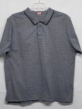 Junction West Mens Polo Shirt XL Mercerized Cotton Short Sleeve Heathered Gray